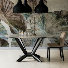 Стол в столовую Cattelan italia Planer Keramik Round
