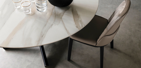 Стол в столовую Cattelan italia Planer Keramik Round