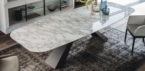 Стол в столовую Cattelan italia Eliot Keramik
