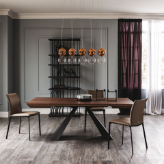 Стол в столовую Cattelan italia  Eliot Wood Drive
