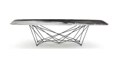 Стол в столовую Cattelan italia Gordon Crystalart