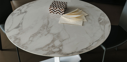 Стол в столовую Cattelan italia Roger Keramik
