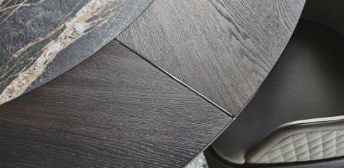 Стол в столовую Cattelan italia Skorpio Ker-Wood Round