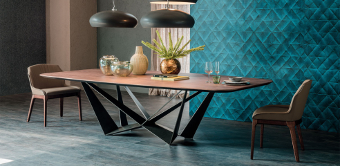 Стол в столовую Cattelan italia Skorpio Wood