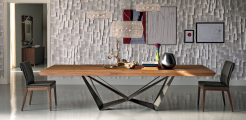 Стол в столовую Cattelan italia Skorpio Wood