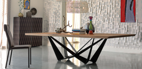Стол в столовую Cattelan italia Skorpio Wood