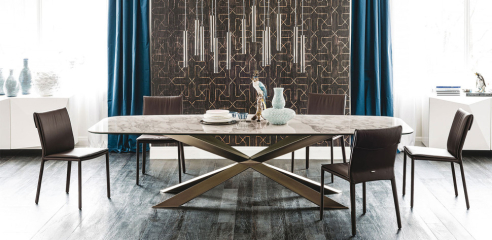 Стол в столовую Cattelan italia Spyder Keramik