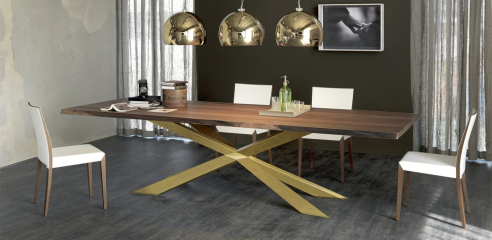 Стол в столовую Cattelan italia  Spyder Wood