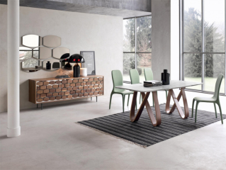 Стол в столовую Tonin CASA Design Angelo Tomaiuolo Butterfly