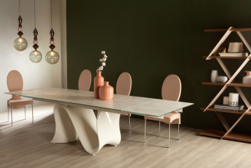 Стол в столовую Tonin CASA Design STUDIO28 Wave