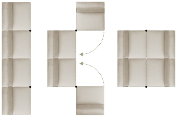 Диван Milano Design Guido Rosati Dennis