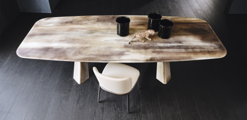 Стол в столовую Cattelan Italia Mad Max Crystalart
