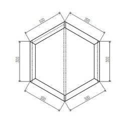 Приставной столик Mod Interiors Avila 52 x 60 x 30h nc67262