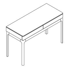 Туалетный столик Mod Interiors Calpe 120 x 50 x 76,5h nc102690