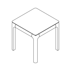 Приставной столик Mod Interiors Calpe 50 x 50 x 50h nc102696