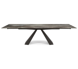 Стол в столовую Cattelan italia Eliot Crystalart Drive