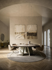 Стол в столовую Cattelan italia Senator Ker-Wood Round