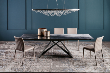 Стол в столовую Cattelan italia Premier Crystalart Drive