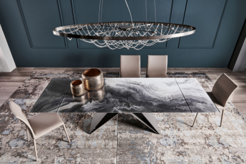 Стол в столовую Cattelan italia Premier Crystalart Drive