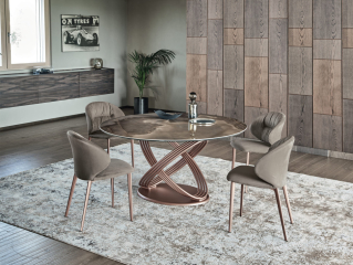 Стол в столовую Bontempi Fusion Round