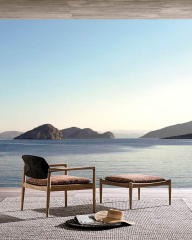 Кресло Minotti Yoko Cord Outdoor