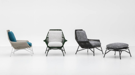 Кресло Minotti Prince Cord Outdoor