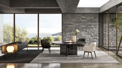 Стул в столовую Minotti Belt Dining