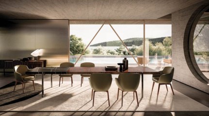 Стол в столовую Minotti Superquadra