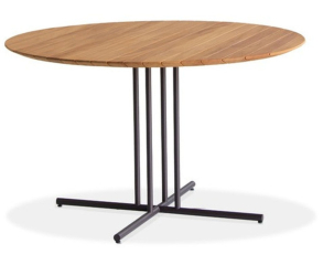 Стол Potocco Graphic 955/TGC-OUT Iroko wood top