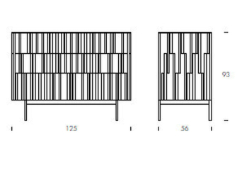 Комод Drops Night Tonin Casa Modern 125 x 56 x 93h nc75706
