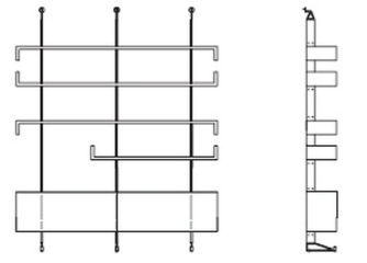 Стеллаж Plan Tonin Casa Modern 200 x 32 x 246h nc105083
