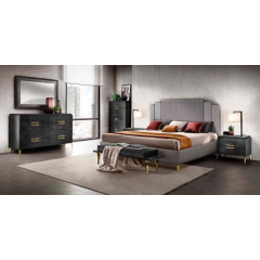 Банкетка Arredo Classic Adora Moderna, ножки GOLD