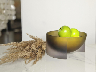 Чаша Transparent Green bowl