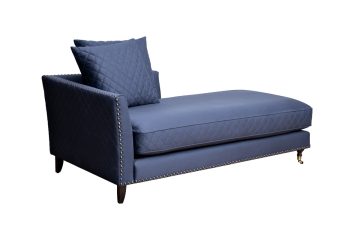 Диван-кушетка Sorrento правый велюровый темно-синий SORRENTO-COUCH-Colt034