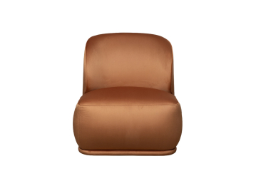 Кресло Капри Базовая(Capri Basic), велюр терракотовый Colt006-TER 80*90*82см