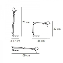 Лампа настольная Tolomeo micro