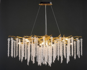 Люстра Coral Crystals Long Copper II