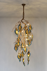 Люстра Peacock Tail Copper