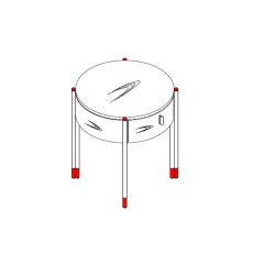 Прикроватная тумбочка BENISSA, MOD INTERIORS