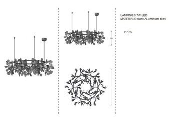 Подвесная люстра Heracleum the Big O