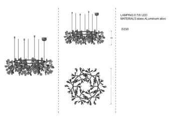 Подвесная люстра Heracleum the Big O