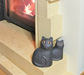 Статуэтка Big-Eyed Cat A