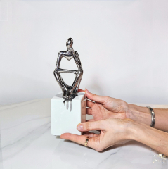 Статуэтка Man ornament silver
