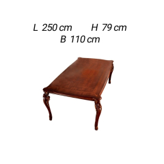 Стол обеденный 200/250х110 Arredo Classic Donatello раскладной с 1 вставкой