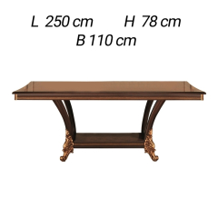 Стол обеденный 200/250х110 Arredo Classic Sinfonia раскладной