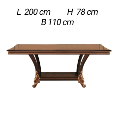 Стол обеденный 200х100 Arredo Classic Sinfonia фиксированный