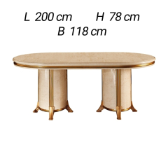 Стол обеденный 200х118 Arredo Classic Melodia фиксированный