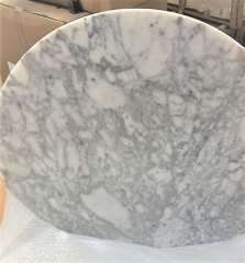 Стол обеденный белый Tulip Marble Brass