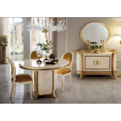 Стол обеденный круглый 118/158 Arredo Classic Melodia раскладной