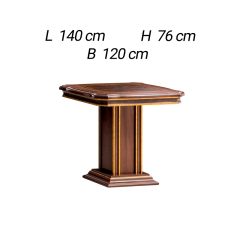 Стол обеденный квадратный 120/160х120 Arredo Classic Modigliani обеденный